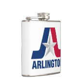 Flasques Drapeau d'Arlington, Texas Flask (Droite)