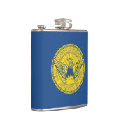Flasques Drapeau d'Atlanta, Géorgie Hip Flask (Droite)