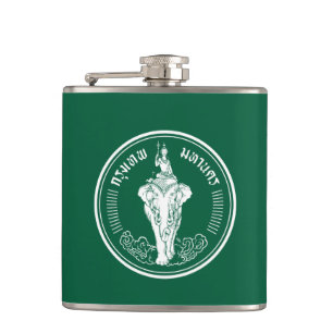 Flasques Drapeau de Bangkok, Thaïlande Hip Flask