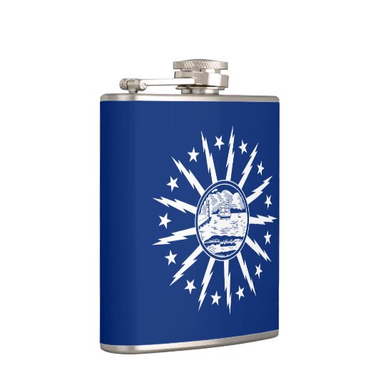 Flasques Drapeau de Buffalo, New York Hip Flask (Droite)