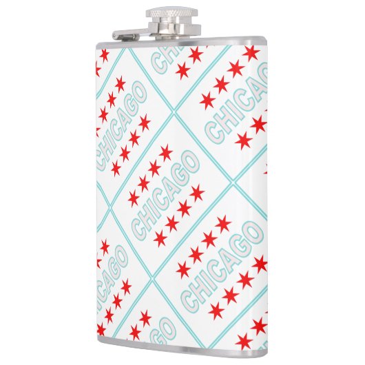 Flasques Drapeau de Chicago (Gauche)