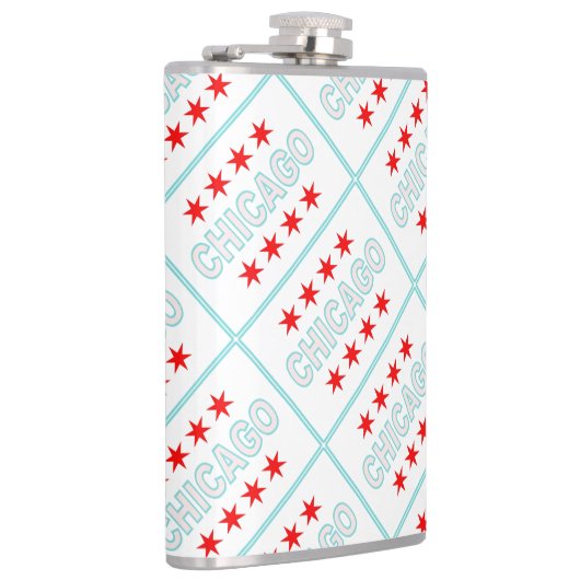 Flasques Drapeau de Chicago (Droite)