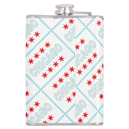 Flasques Drapeau de Chicago (Dos)