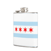 Flasques Drapeau de Chicago, Illinois Hip Flask (Gauche)