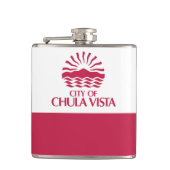 Flasques Drapeau de Chula Vista, Californie (Devant)