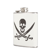 Flasques Drapeau de crâne obsidien Drapeau de pirate Calico (Gauche)