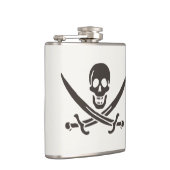 Flasques Drapeau de crâne obsidien Drapeau de pirate Calico (Droite)