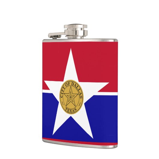 Flasques Drapeau de Dallas, Texas Flask (Gauche)