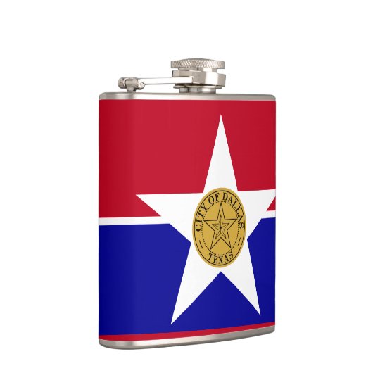 Flasques Drapeau de Dallas, Texas Flask (Droite)