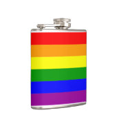 Flasques Drapeau de fierté LGBTQIA+ Couleurs arc-en-ciel (Droite)