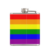 Flasques Drapeau de fierté LGBTQIA+ Couleurs arc-en-ciel (Dos)