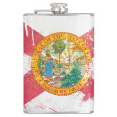 Flasques Drapeau de Floride en détresse (Devant)