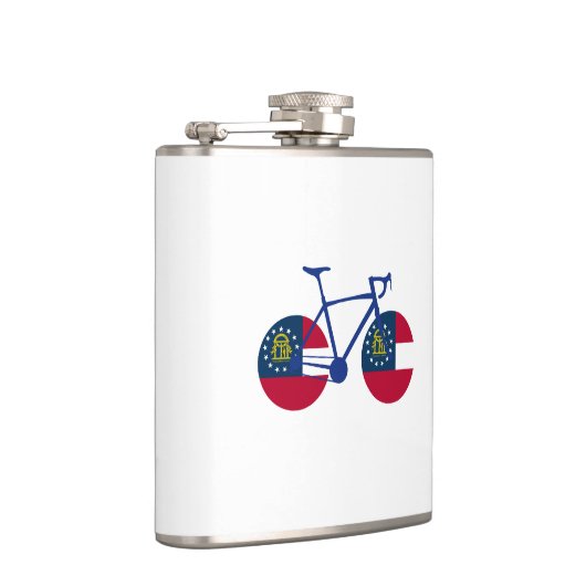 Flasques Drapeau de Géorgie à vélo (Droite)