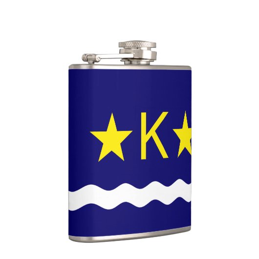 Flasques Drapeau de Kinshasa, Congo Hip Flask (Droite)