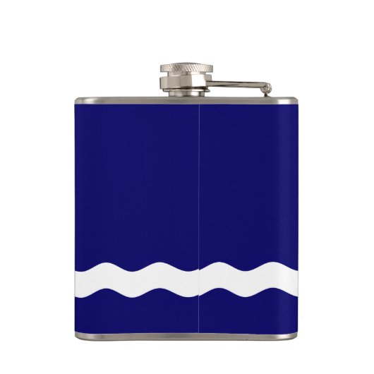 Flasques Drapeau de Kinshasa, Congo Hip Flask (Dos)
