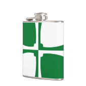 Flasques Drapeau de Kirkcudbrightshire Hip Flask (Gauche)
