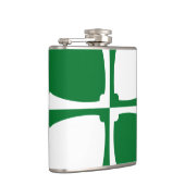 Flasques Drapeau de Kirkcudbrightshire Hip Flask (Droite)