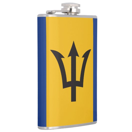 Flasques Drapeau De La Barbade Totalement Grand (Droite)