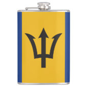 Flasques Drapeau De La Barbade Totalement Grand (Devant)