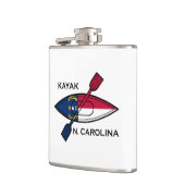 Flasques Drapeau de la Caroline du Nord Kayak (Gauche)
