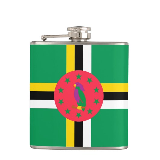 Flasques Drapeau de la Dominique (Devant)