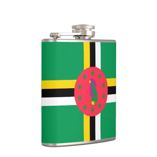 Flasques Drapeau de la Dominique (Droite)