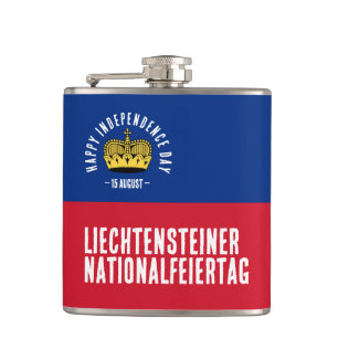 Flasques Drapeau de la fête nationale du Liechtenstein