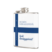 Flasques Drapeau de la fête nationale finlandaise (Gauche)