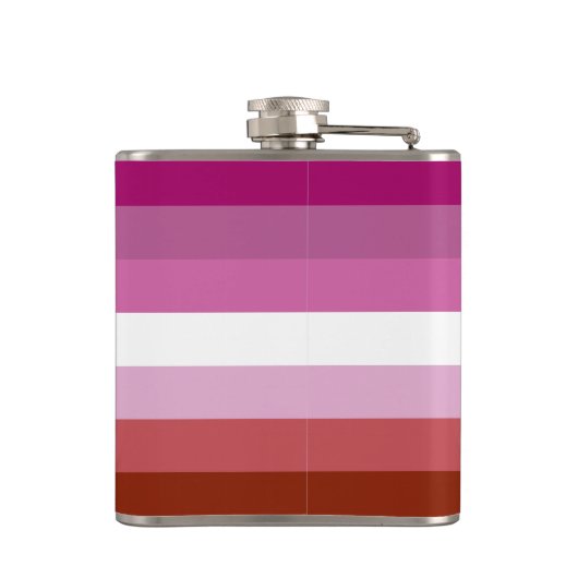 Flasques Drapeau de la fierté lesbienne (Dos)