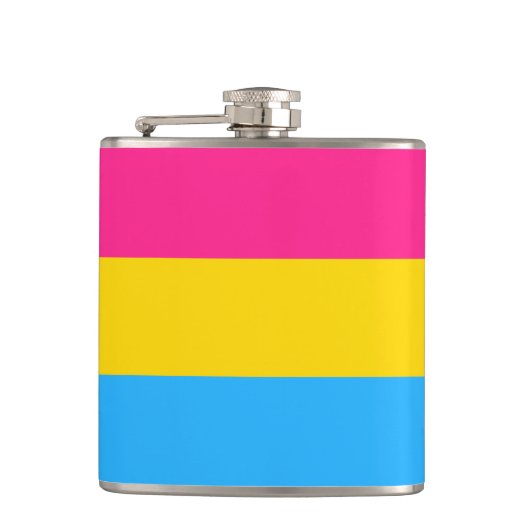 Flasques Drapeau de la fierté pansexuelle (Devant)
