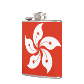 Flasques Drapeau de la fiole hongkongaise enveloppée de vin (Gauche)