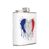 Flasques Drapeau de la France amour (Droite)