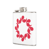 Flasques Drapeau de la préfecture de Saitama, Japon (Gauche)