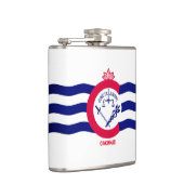 Flasques Drapeau de la ville de Cincinnati, Ohio (Droite)