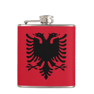Flasques Drapeau de l'Albanie