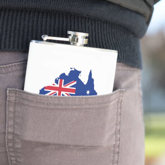 Flasques drapeau de l'Australie (En situation)