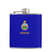 Flasques Drapeau de l'État du Kansas (Devant)