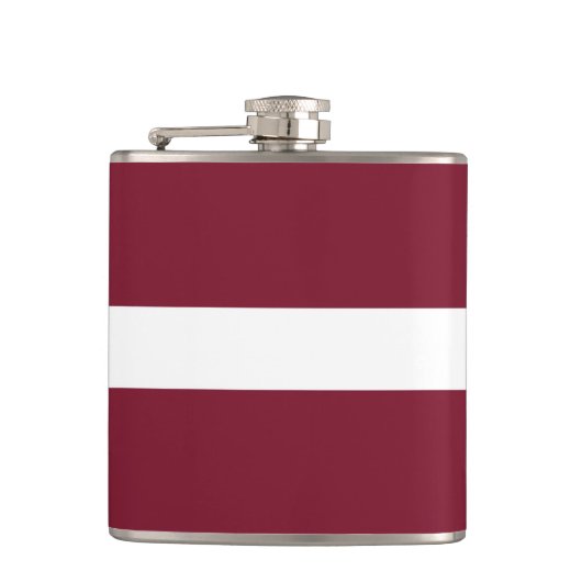 Flasques Drapeau de Lettonie (Devant)