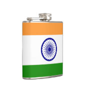 Flasques Drapeau de l'Inde Fiole enveloppée de vinyle (Droite)