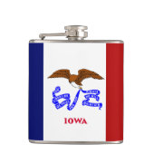 Flasques Drapeau de l'Iowa (Devant)