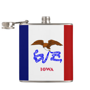 Flasques Drapeau de l'Iowa