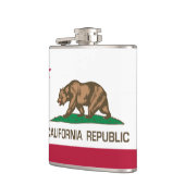Flasques Drapeau de l'Ours de l'État de la République de Ca (Gauche)