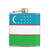 Flasques Drapeau de l'Ouzbékistan (Devant)