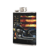 Flasques Drapeau de l'Union, Étoiles et rayures, Moto, (Gauche)