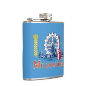 Flasques Drapeau de Milwaukee, Wisconsin (Droite)