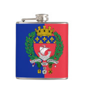 Flasques Drapeau de Paris, France (Devant)