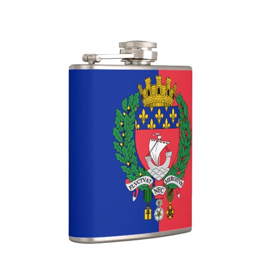 Flasques Drapeau de Paris, France (Droite)