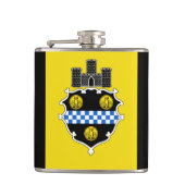 Flasques Drapeau de Pittsburgh, Pennsylvanie (Devant)