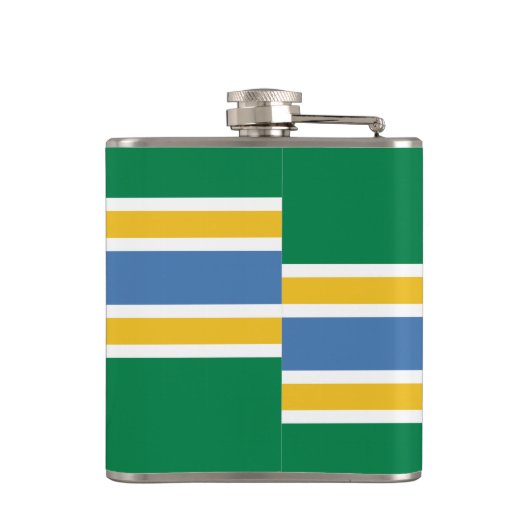 Flasques Drapeau de Portland, fiole de l'Oregon (Dos)