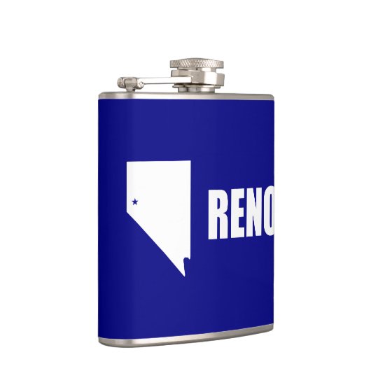 Flasques Drapeau de Reno, Nevada Hip Flask (Droite)